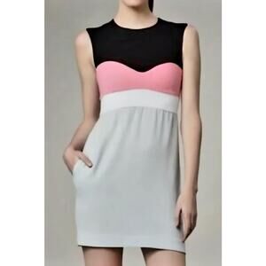 DIANE VON FURSTENBERG DVF Tamika 1960s Mod Squad Dress Size 10 MSRP $648.00 NWT